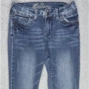 Mallory‎ Delia’s women’s jeans 3/4 26w
